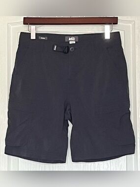 REI Co-op Sahara Cargo Hiking Shorts Black Women's Size 6 Granola Girl Gorpcore